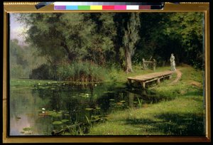 Lo stagno invaso dalla vegetazione, 1880