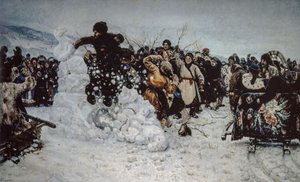 Tempesta di neve sulla fortezza