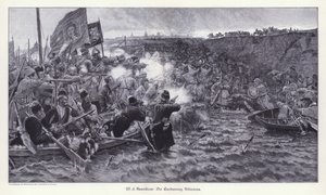 La conquista della Siberia da parte di Yermak Timofeyevich da Vasilij Ivanovic Surikov