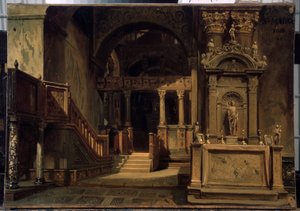 Interno della Basilica di San Marco a Venezia da Vasily Grigorievich Khudyakov