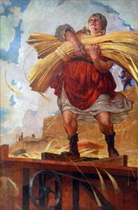 Contadino collettivo da Vasily Nikolaevich Kostyanitsyn