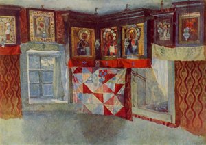 La cappella del villaggio da Vasily Surikov