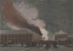 Incendio nelle file del commercio del sale da Georg Wilhelm Timm