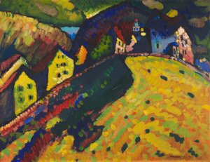 Case a Murnau, 1909 da Wassily Kandinsky