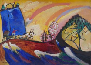 Dipinto con troika, 4036 da Wassily Kandinsky
