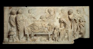 Cerimonia funebre, bassorilievo in marmo, Venezia, inizio del XVI secolo da Venetian School