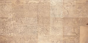 Mappa del Cairo, una veduta a volo d