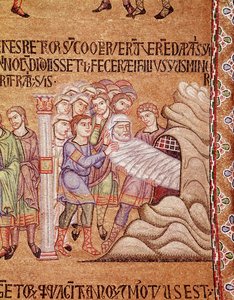 Vita di Noè, morte e sepoltura di Noè (dettaglio del mosaico)