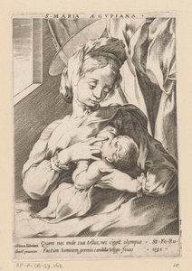 Maria che allatta il Bambino