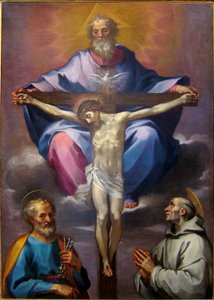 La Trinità con i santi Pietro e Bernardo