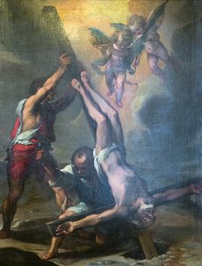La crocifissione di San Pietro da Ventura di Arcangelo Salimbeni