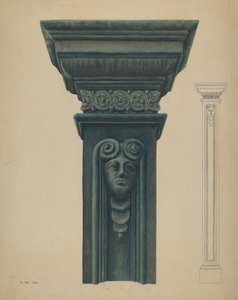 Pilastro in ghisa da Vera Van Voris