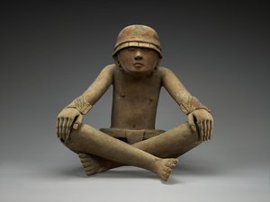 Giocatore di palla, 600-900 d.C. da Veracruz Veracruz