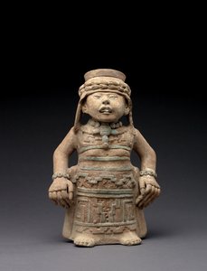 Figura effigie femminile in piedi, 600-900 da Veracruz Veracruz
