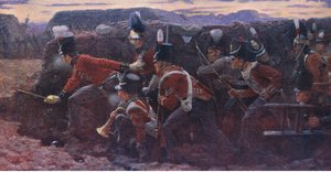 La speranza disperata a Badajos, illustrazione da Cassells History of England, 1900