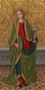 Santa Lucia, circa 1500 da Vergós Workshop