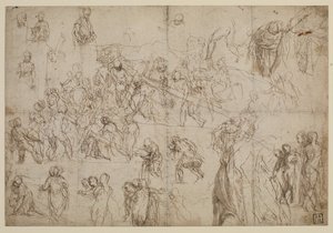 Studi per Cristo che porta la croce, circa 1571 da Veronese