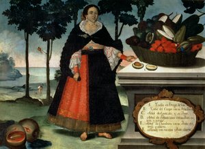 Donna indiana in abito completo da Vicente Alban