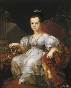 Ritratto di Isabella II da bambina da Vicente Lopez y Portana