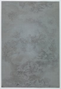 Studio per Decorazione Dipinta di un Soffitto, Casino de la Reina, Madrid, Spagna