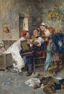 Zingari, uomo con due donne