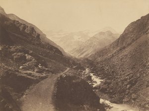 La Valle del Caos presso Gavarnie (Chaos near de gavarnie). da Vicomte Joseph de Vigier