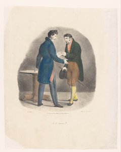 Giovane uomo riceve una lettera da Victor Adam