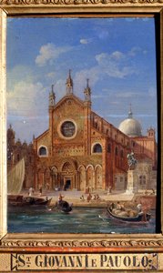 La Chiesa dei Santi Giovanni e Paolo San Zanipolo, XIX secolo da Victor Adam