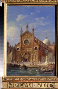 Vedute di Venezia. La Chiesa dei Santi Giovanni e Paolo (San Zanipolo) da Victor Adam