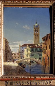 Veduta di Venezia: la chiesa di San Sebastiano da Victor Adam