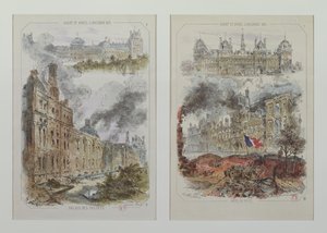 Vedute del Palazzo delle Tuileries e dell