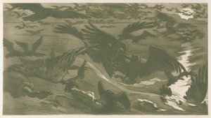Uccelli rapaci, 1893 da Victor Emile Prouve