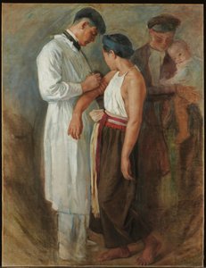 La vaccinazione, c.1923 da Victor Francois Tardieu