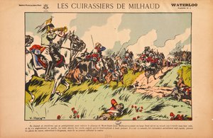 I corazzieri di Milhaud, Waterloo, c.1920
