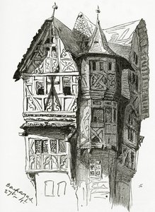 Casa a Bacharach sul fiume Reno, XIX secolo