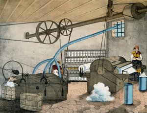 Filatura meccanica. Francia da Victor Janson