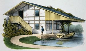 Lo chalet del vetraio, illustrazione da 