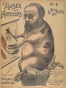 Musée des Horreurs Galleria degli Orrori: Émile Zola, 1899