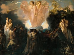 La resurrezione dei morti (1870) da Victor Louis Mottez