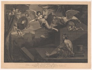 Allegoria su Napoleone I Bonaparte da Victor Marie Picot
