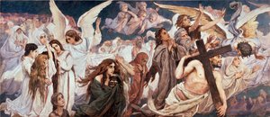 Davanti al Paradiso (Parte sinistra) da Victor Mikhailovich Vasnetsov