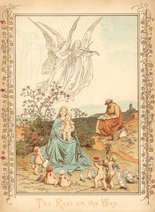 Riposo durante il viaggio in Egitto