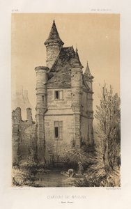 Architettura Pittoresca o Monumenti del XV e XVI Secolo: Castelli di Francia del XV e XVI Secolo: Pl.11, Castello di Maulny (Haute-Marne) da Victor Petit