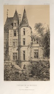 Architettura Pittoresca o Monumenti del XV e XVI Secolo: Castelli di Francia del XV e XVI Secolo: Pl. 29, Castello di La Bouverie (Sarthe) da Victor Petit