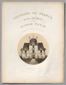 Frontespizio, Porta del Castello di St Manvieux Calvados, 1860