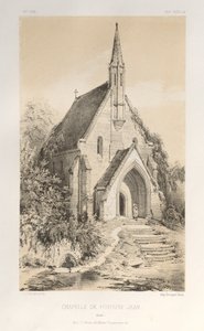 ...Pl.22, Cappella di Fontaine-Jean Loiret, pubblicato 1860 da Victor Petit