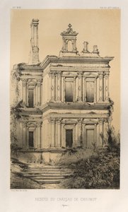 Resti del Castello di Chaumot Yonne, Pl. 19, 1860