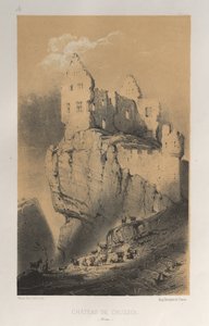Pl. 30, Chateau De Crussol Drome, 1860 da Victor Petit