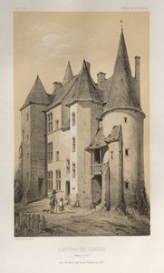 Pl. 45 Château De Chassy Saône et Loire, 1860 da Victor Petit