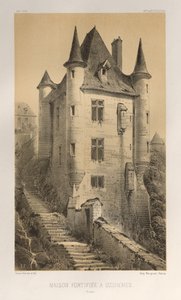 Maison Fortifiée À Uzerches Corrèze da Victor Petit